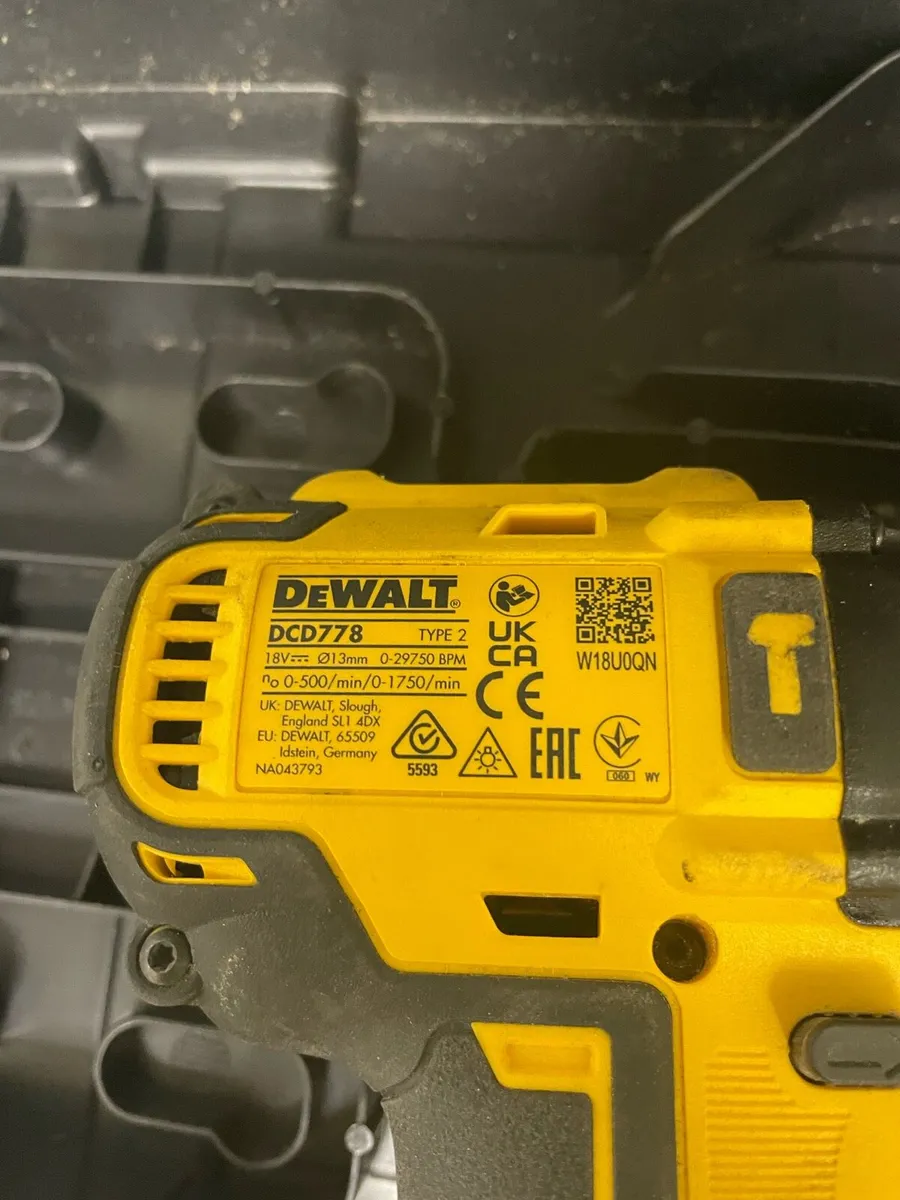 DeWalt Drill - BareTool - DCD77 - Case Not Incl. - Image 2