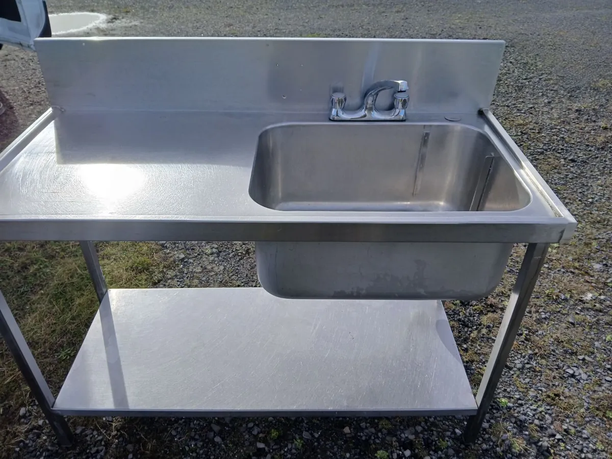 Staneless steel cabbinet sink unit complete - Image 2