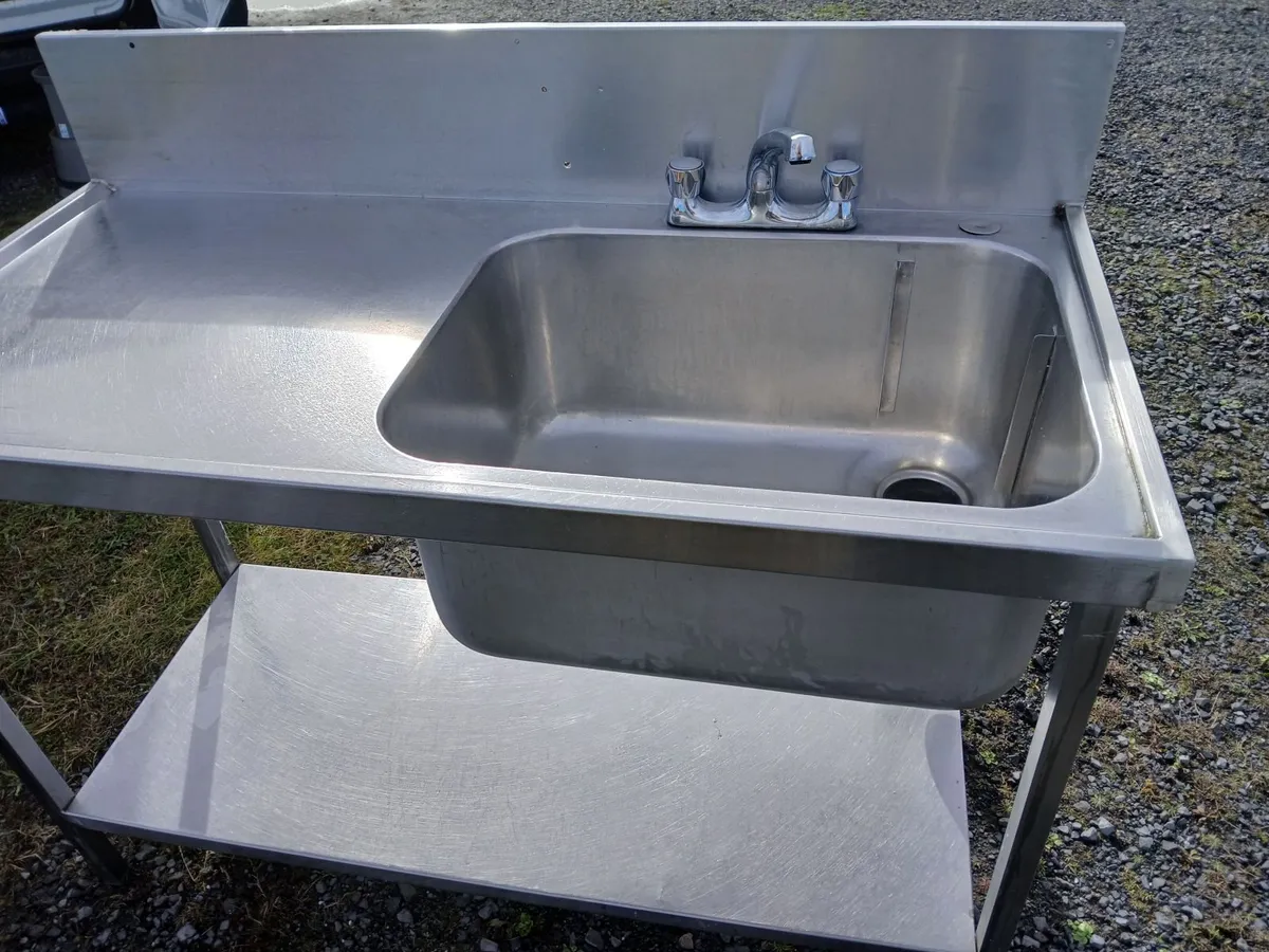 Staneless steel cabbinet sink unit complete - Image 4