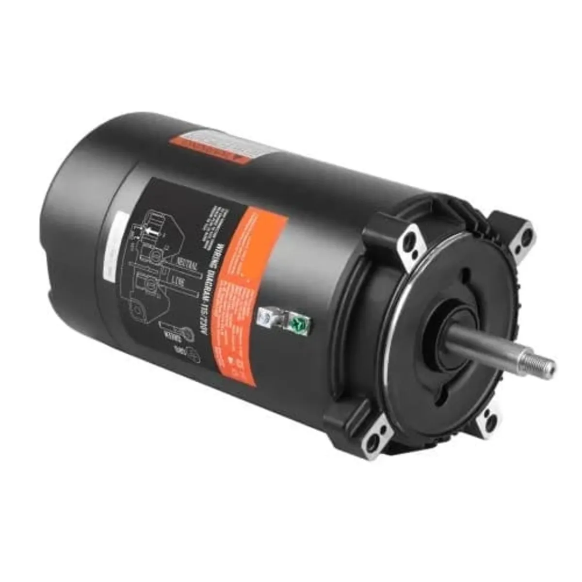 0.75 HP Pool Pump Motor, 56J Frame, 115V(8 Amps)/2 - Image 1