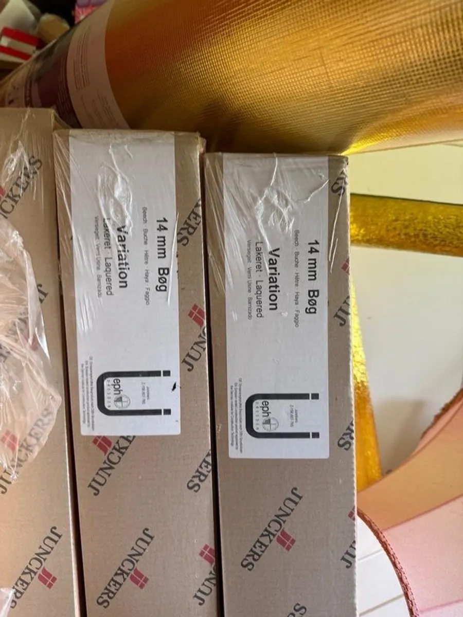 30.24sqm Junckers Solid Beech Hardwood Flooring 14mm (16 New Packs) - Image 4
