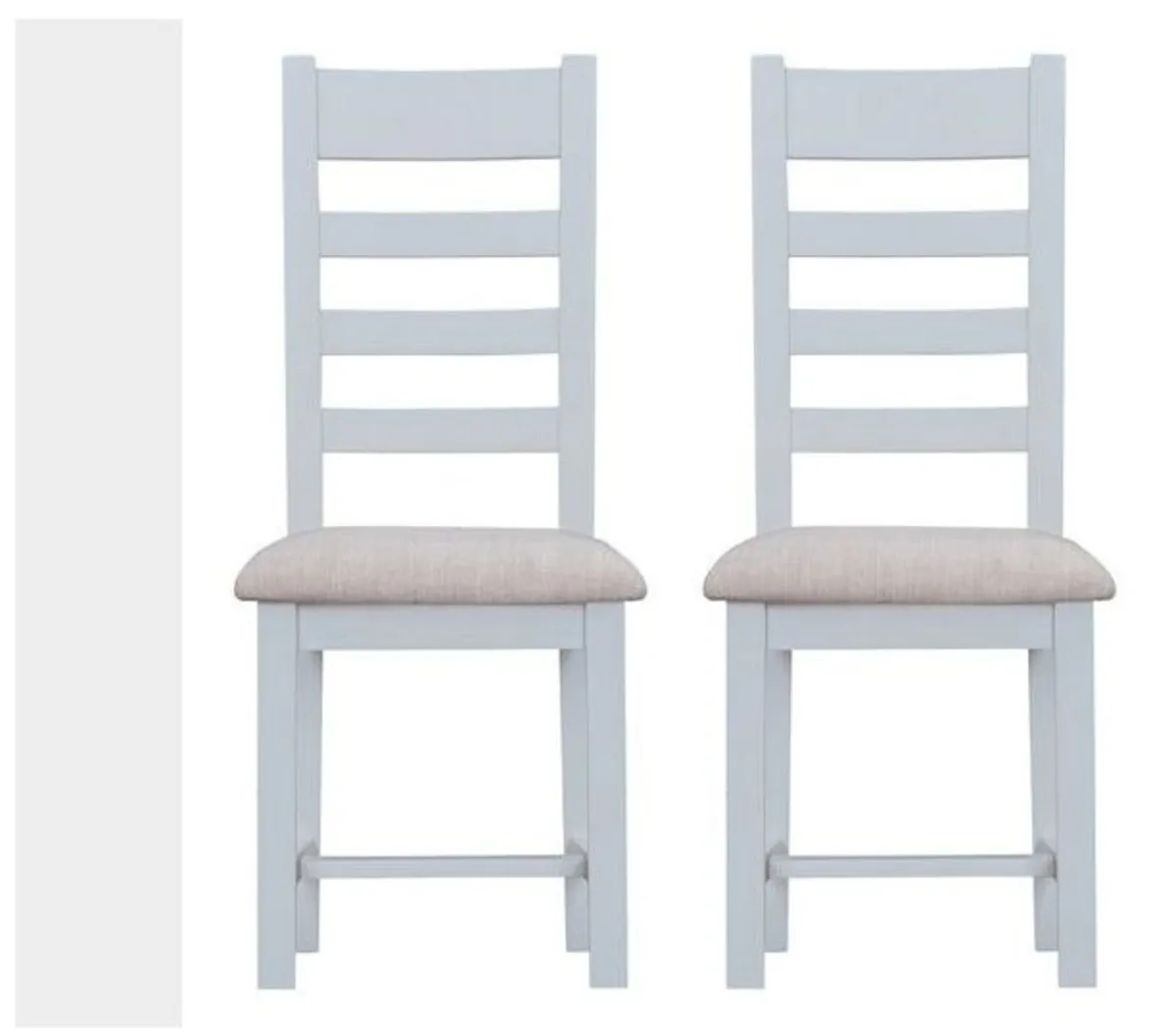 Lemuel Ladderback Fabric Dining Chair (Set of 2)