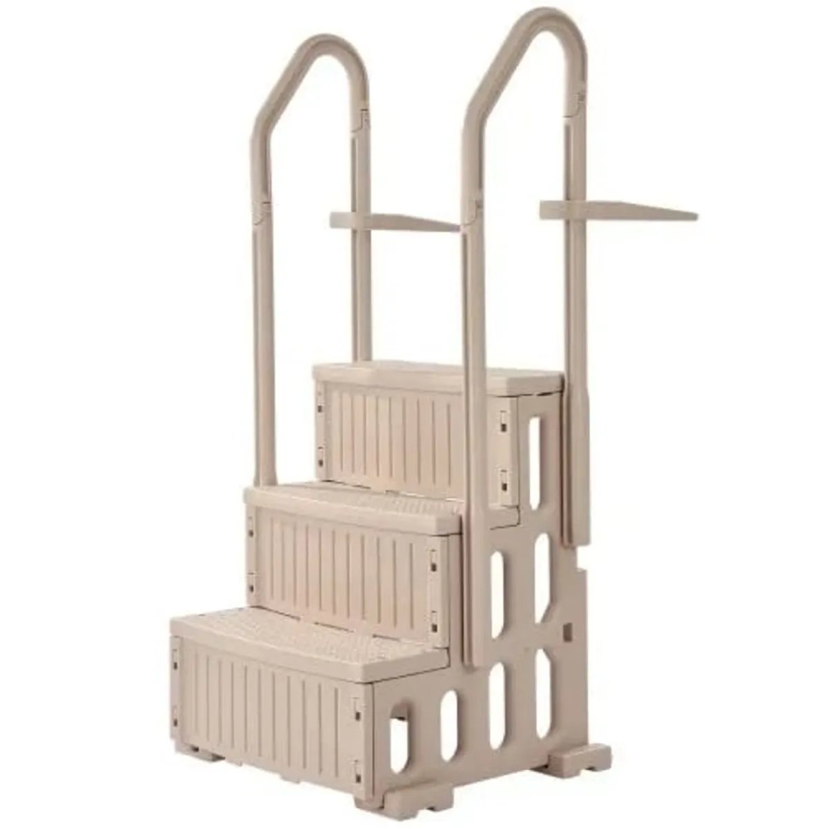Swimming Pool Ladder, 3-Step Double Handrails Stai - Image 1