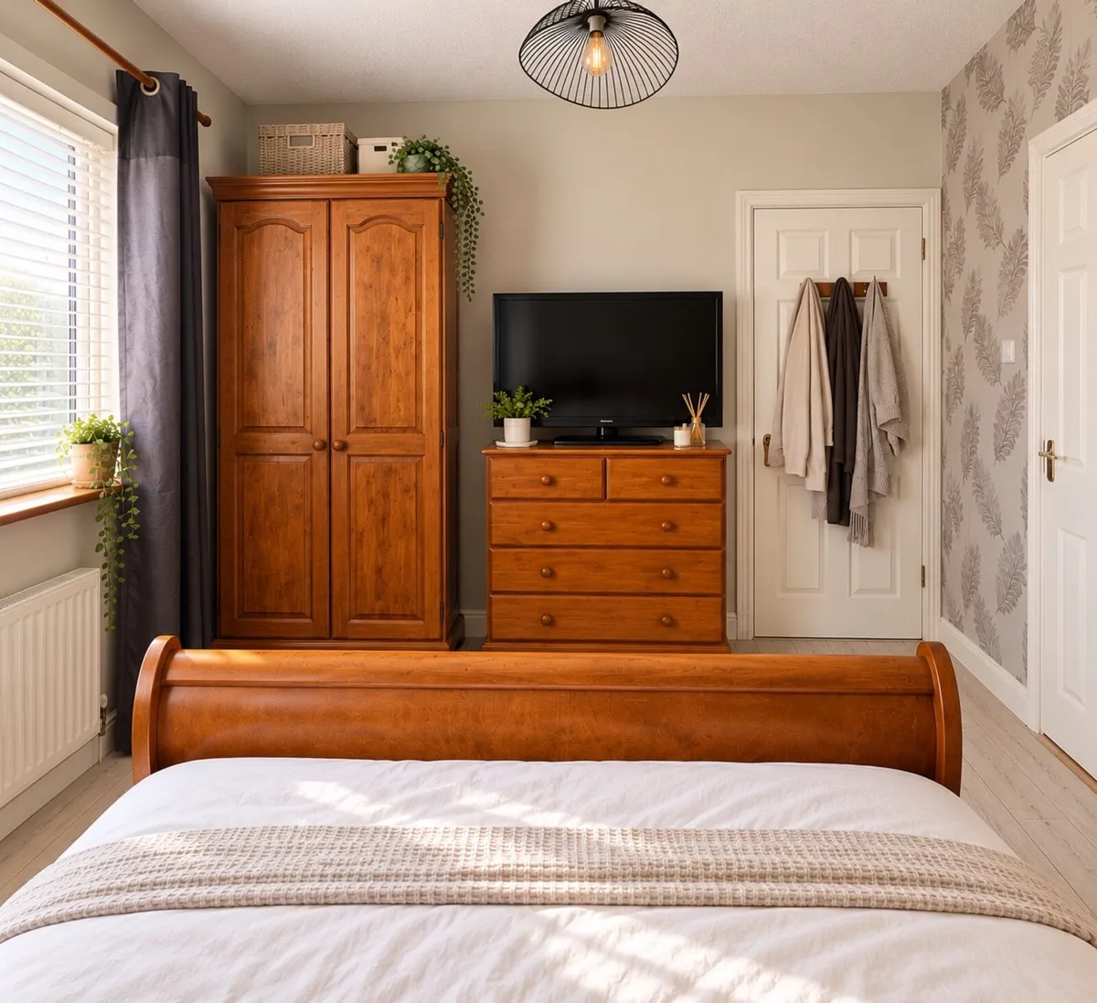 Beautiful Mahogany Bedroom Furniture Set - Image 3
