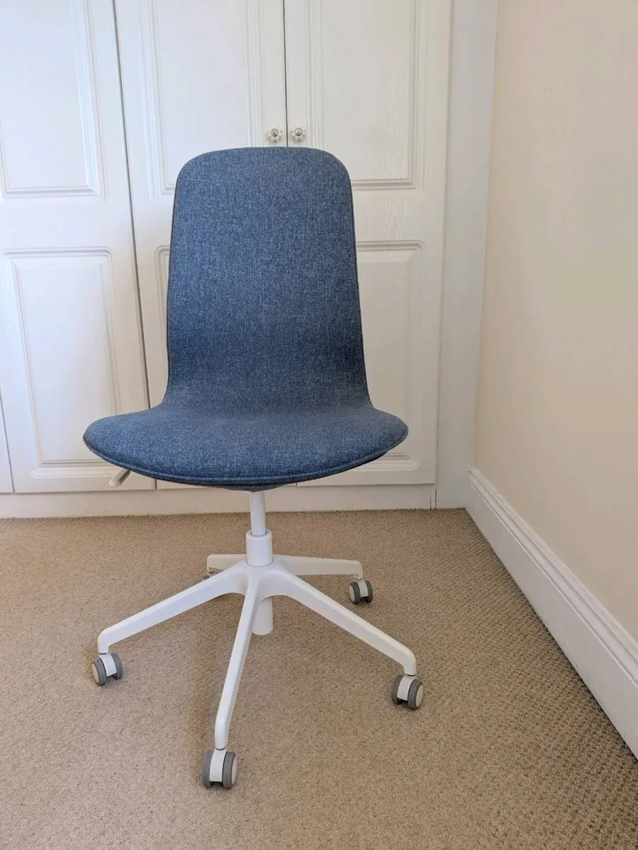 Desk chair LÅNGFJÄLL blue - Image 1
