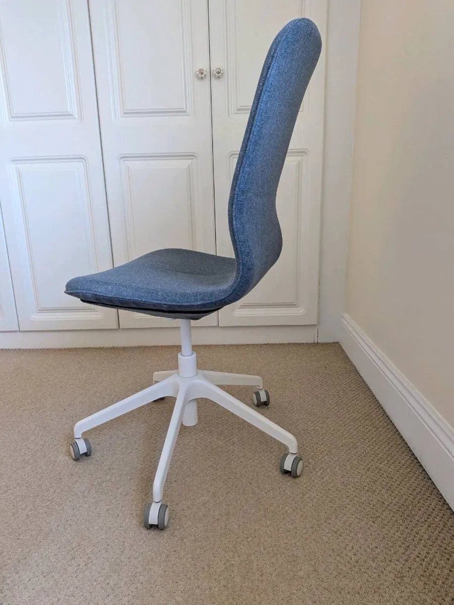 Desk chair LÅNGFJÄLL blue - Image 2