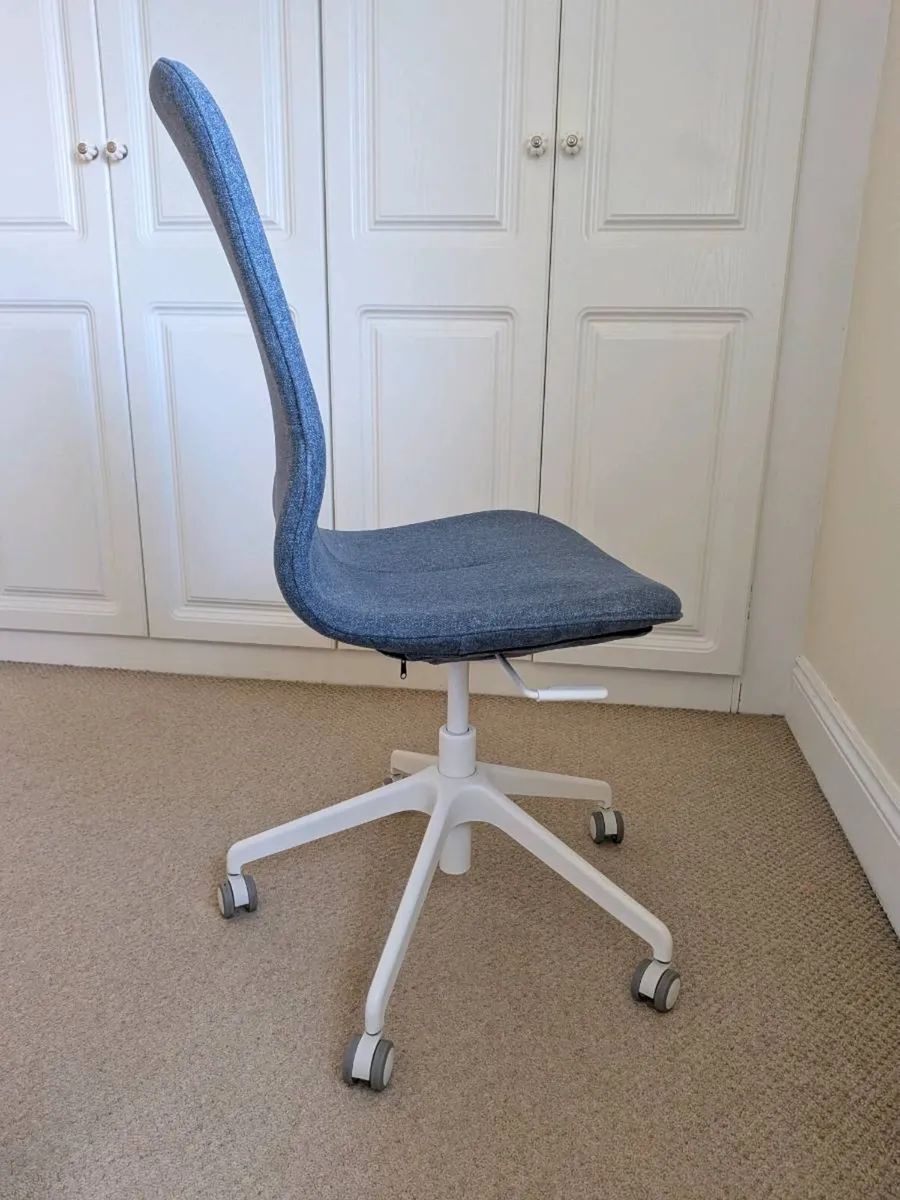 Desk chair LÅNGFJÄLL blue - Image 3