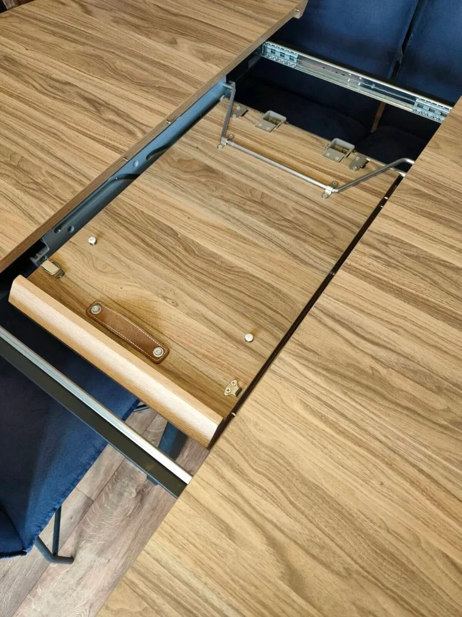 Round Extendable Dining Table - Image 3