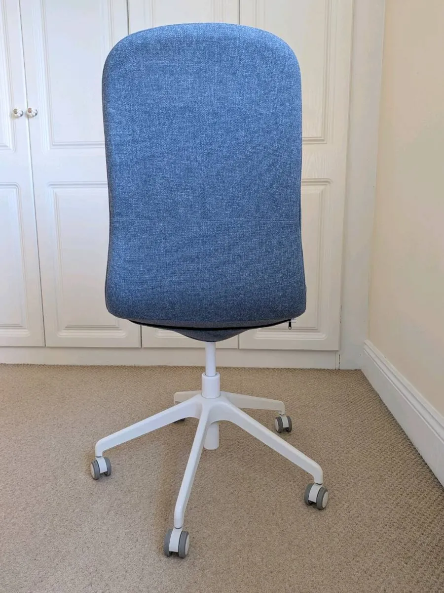 Desk chair LÅNGFJÄLL blue - Image 4