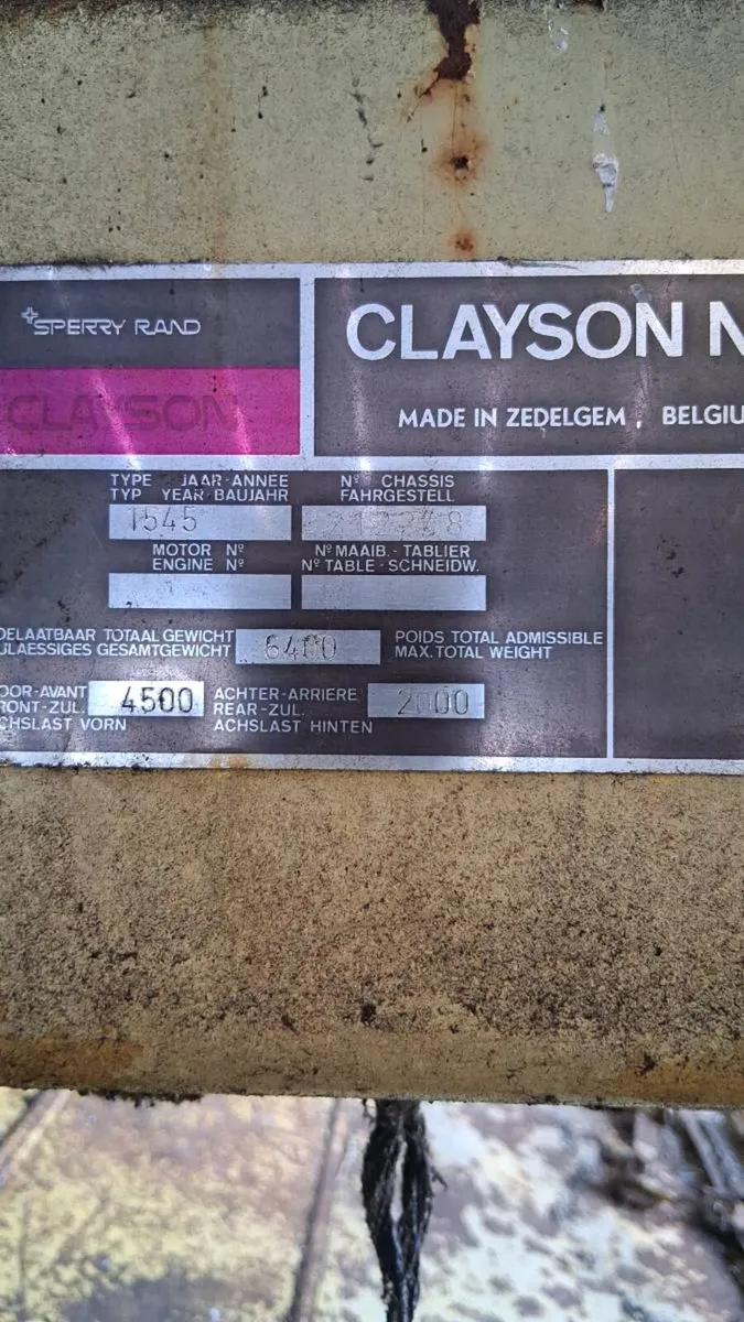 New holland Clayson - Image 1