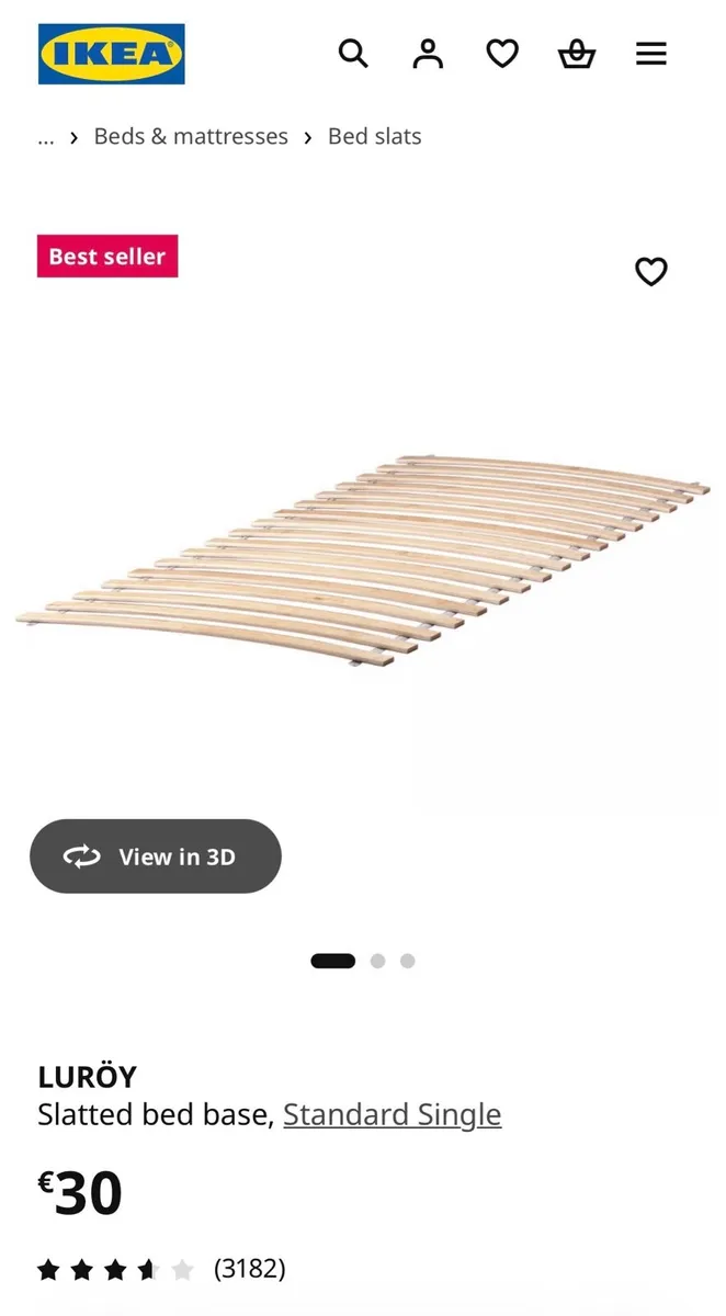 IKEA LURÖY bed slats - Image 1