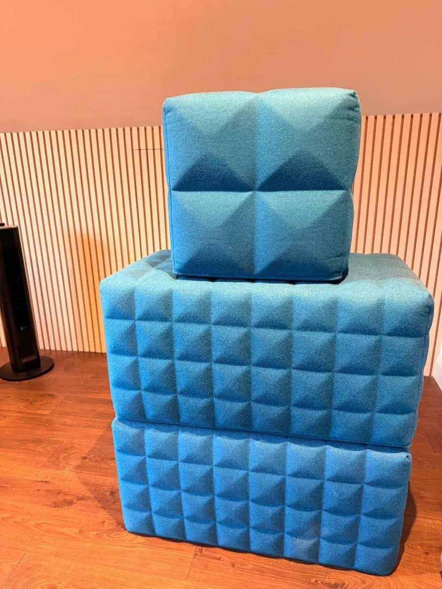 BuzziSpace Designer Acoustic Seating 3-Piece Cube - Image 3