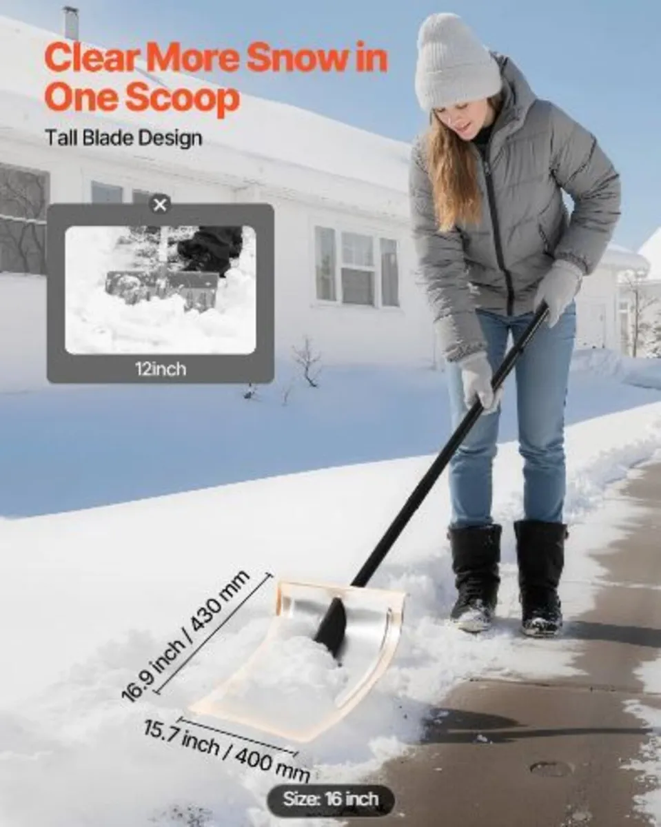 Snow Shovel for Driveway, 40cm - Image 2