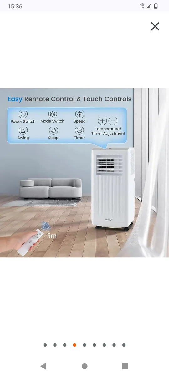 Can post new 3-in-1 Portable  air con Dehumidifier - Image 3