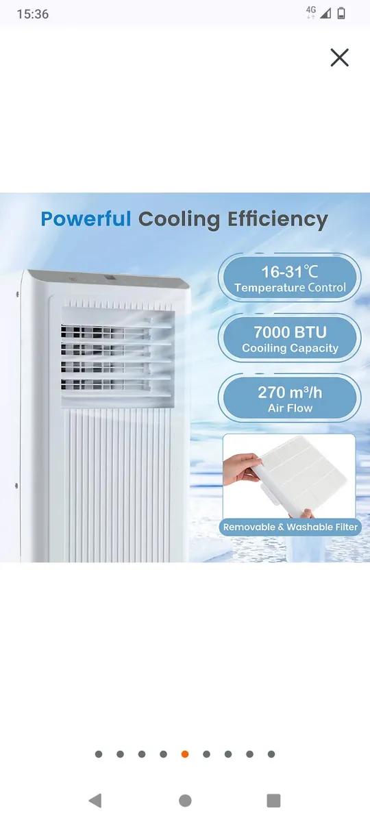 Can post new 3-in-1 Portable  air con Dehumidifier - Image 4