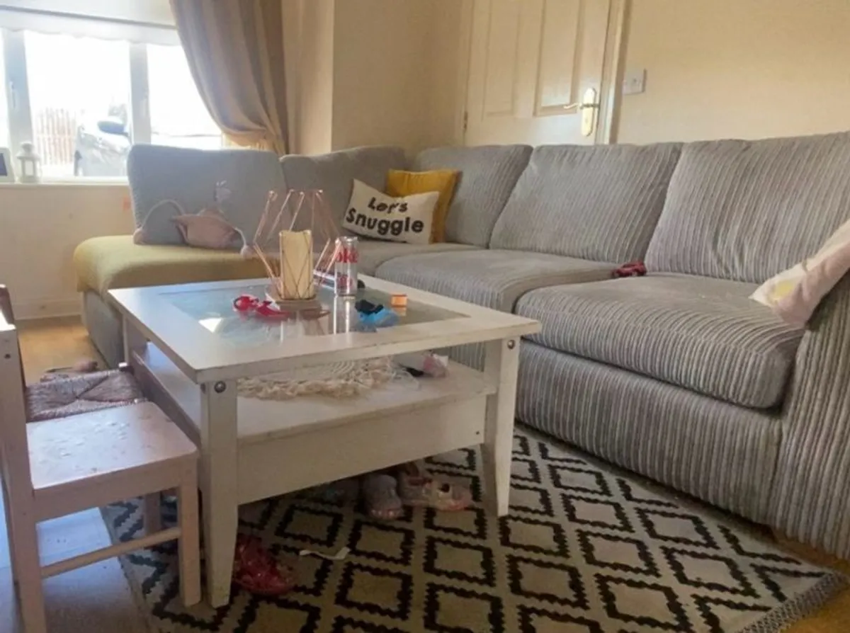 Corner Sofa & Snuggle Chair - Image 1