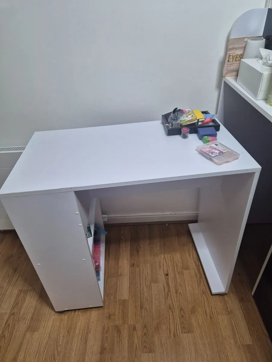 High sleeper bunk bed with desk and shelfs - Image 2