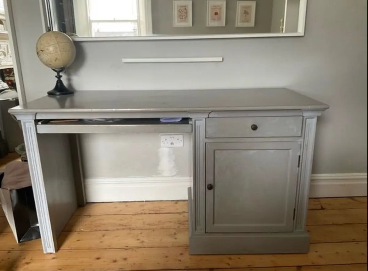 Global Village Painted Wooden Desk - Image 1