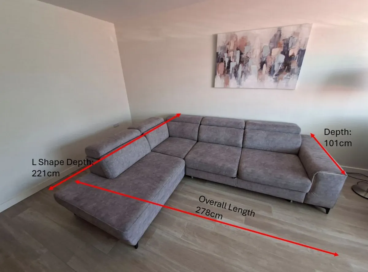 L-Shape Sofa Bed with Storage - Image 2