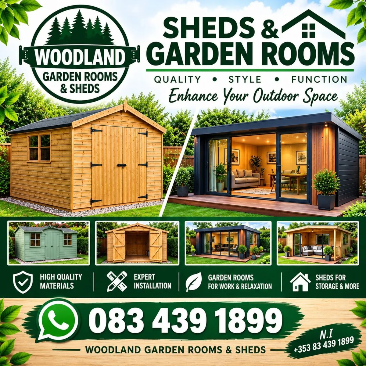 Sheds & garden rooms