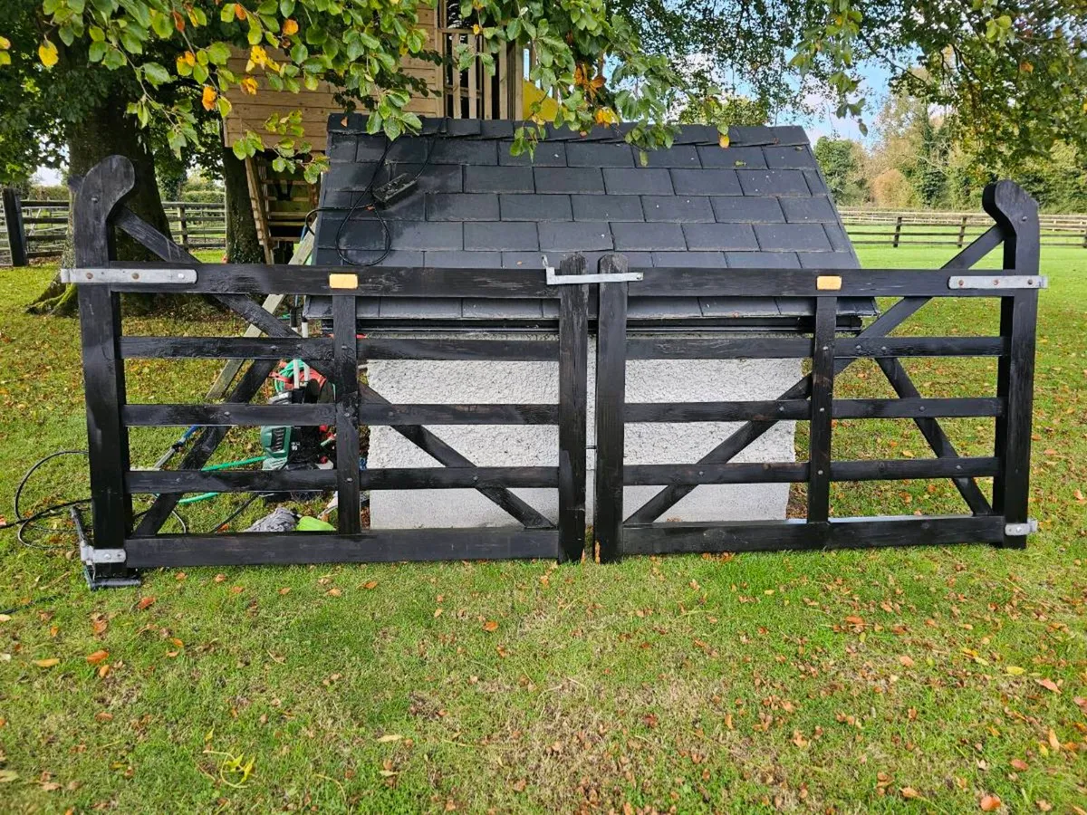 Wooden gates