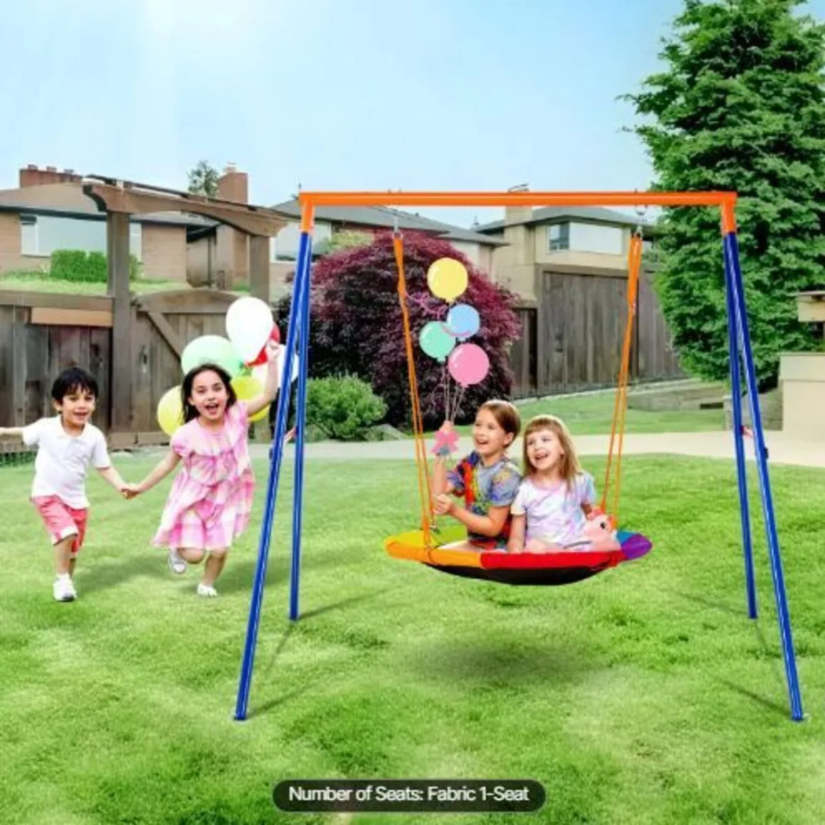 Swing Sets for Backyard, 440lbs Load Capacity - Image 3