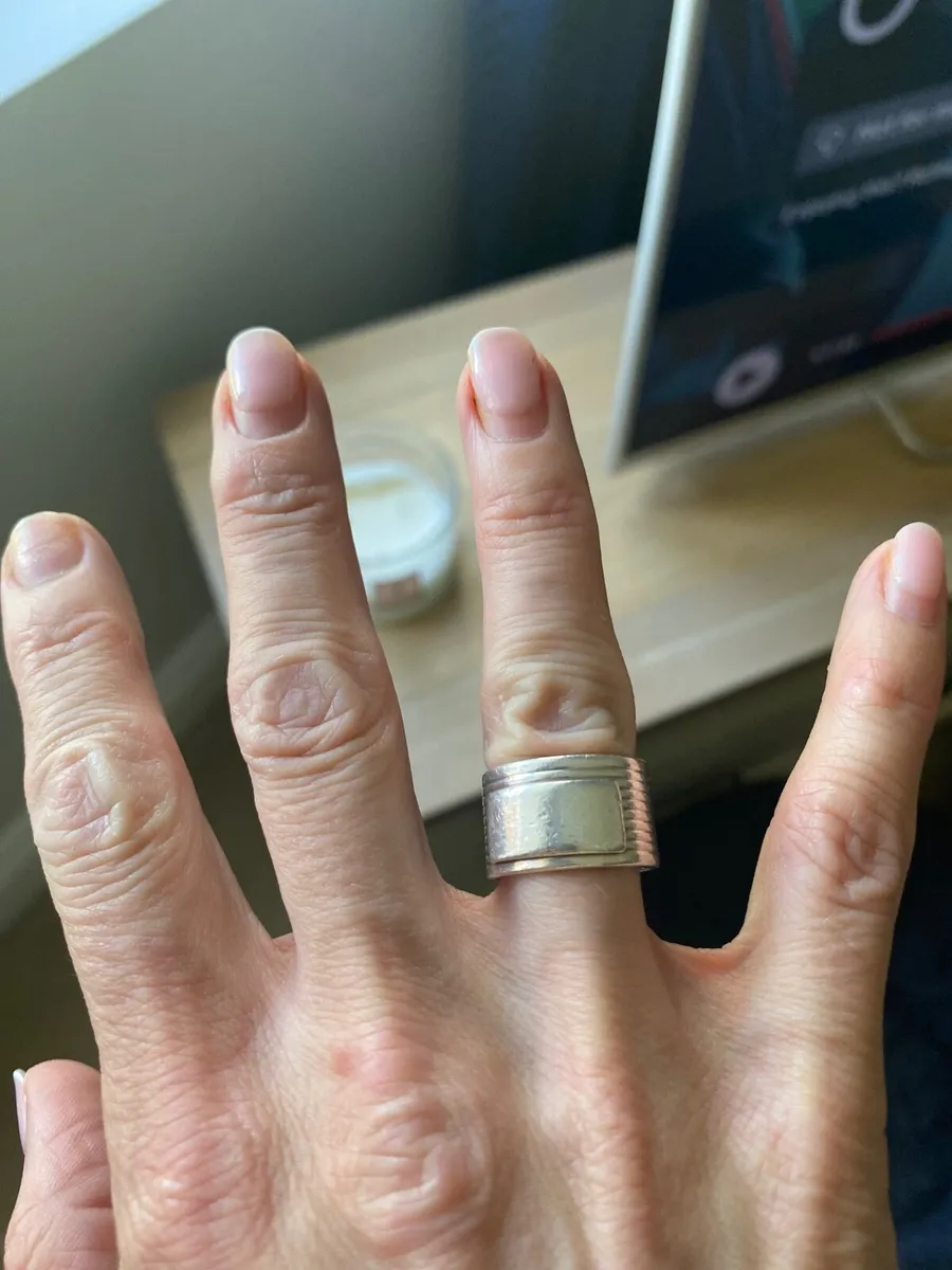 Gucci chunky ribbed band ring - Image 3