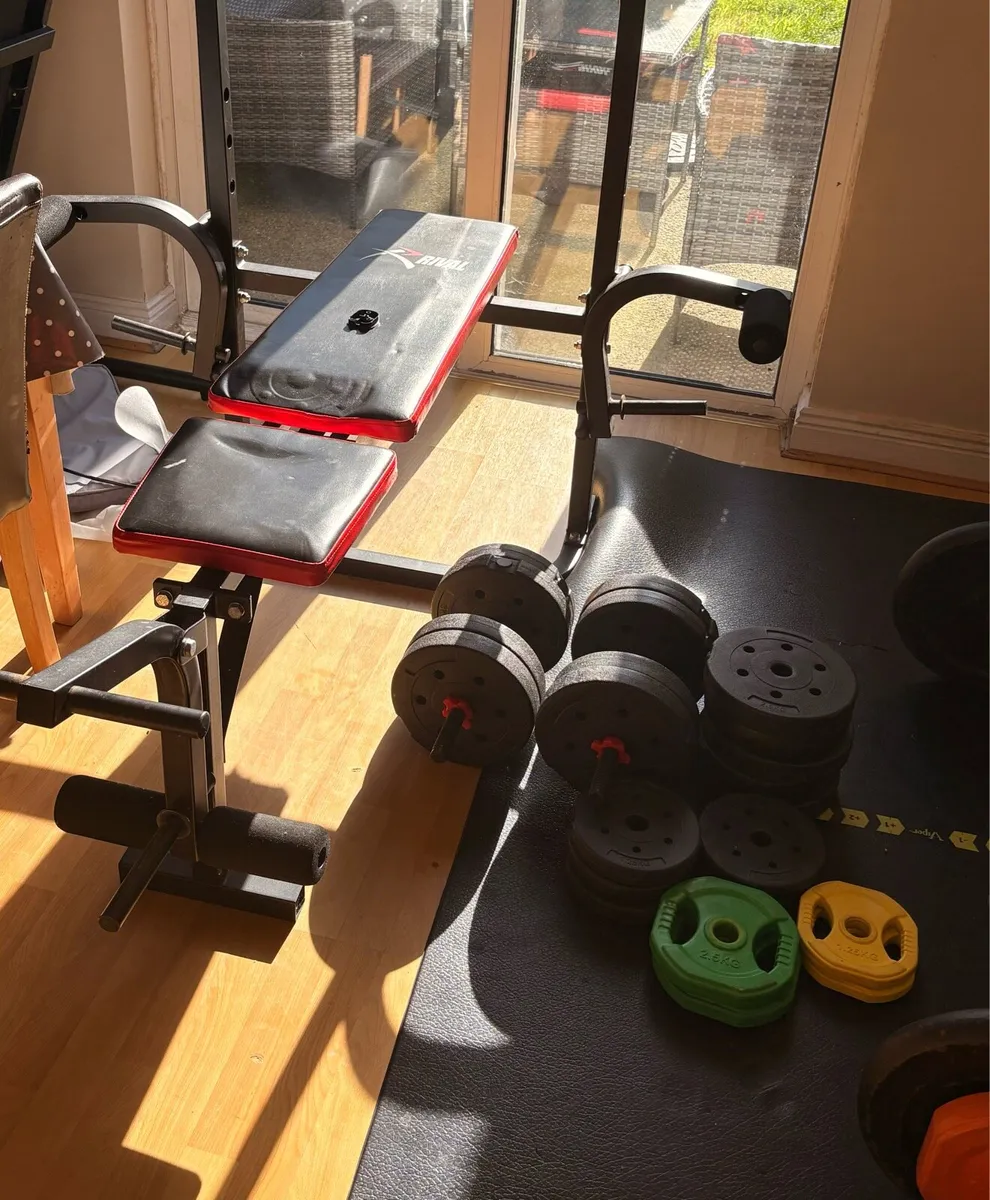 Weights and bench - Image 2