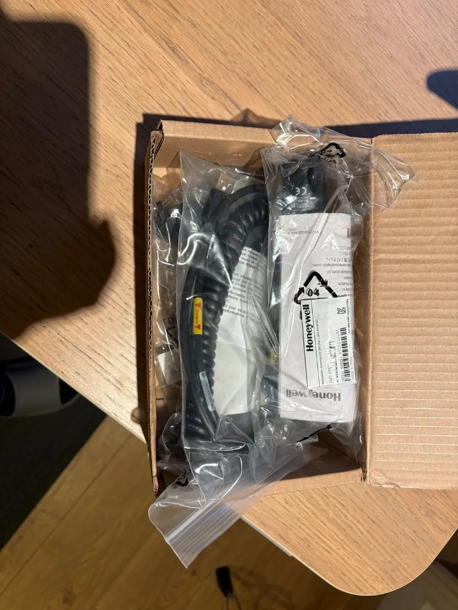 Honeywell 1200g Barcode Scanner + Stand, Unused - Image 2