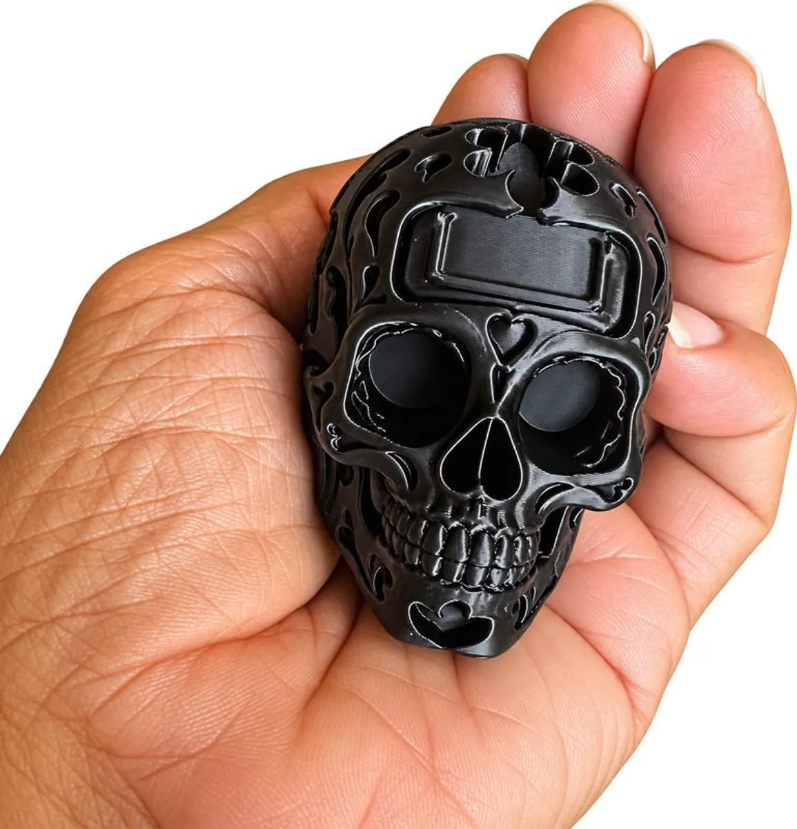 Personalised Dia de Muertos Skull, Custom Colours, Name - Image 2