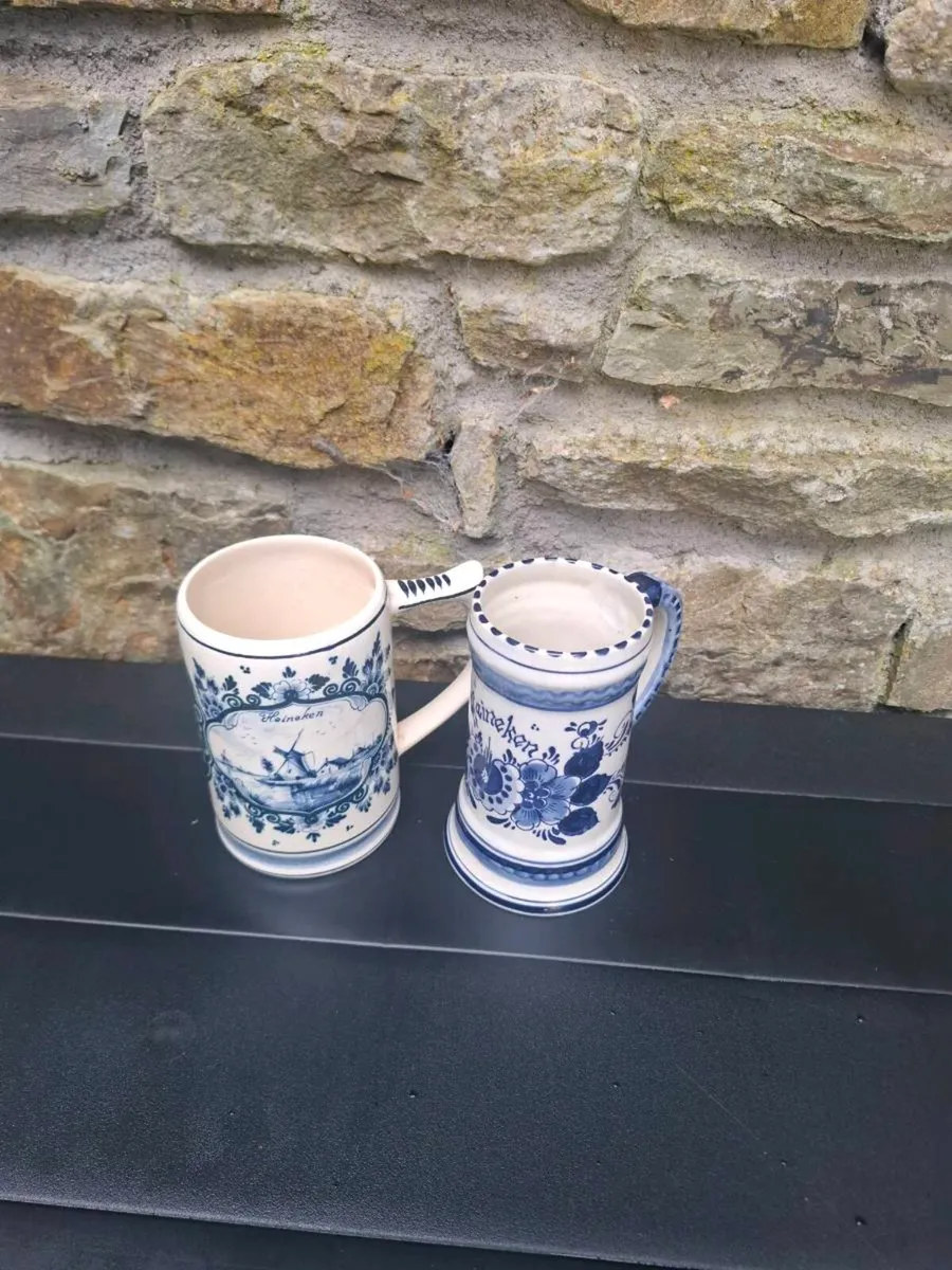 2 heineken mugs - Image 2