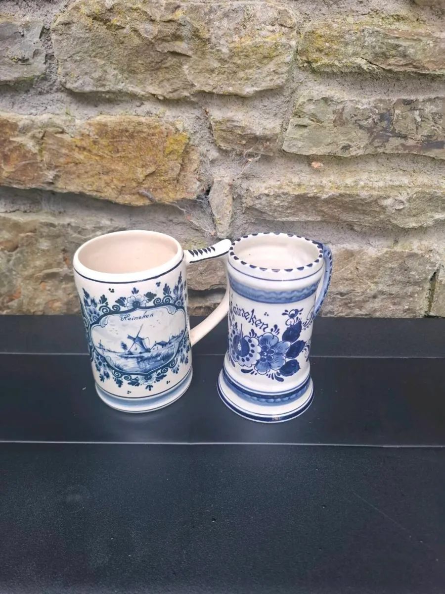 2 heineken mugs - Image 1
