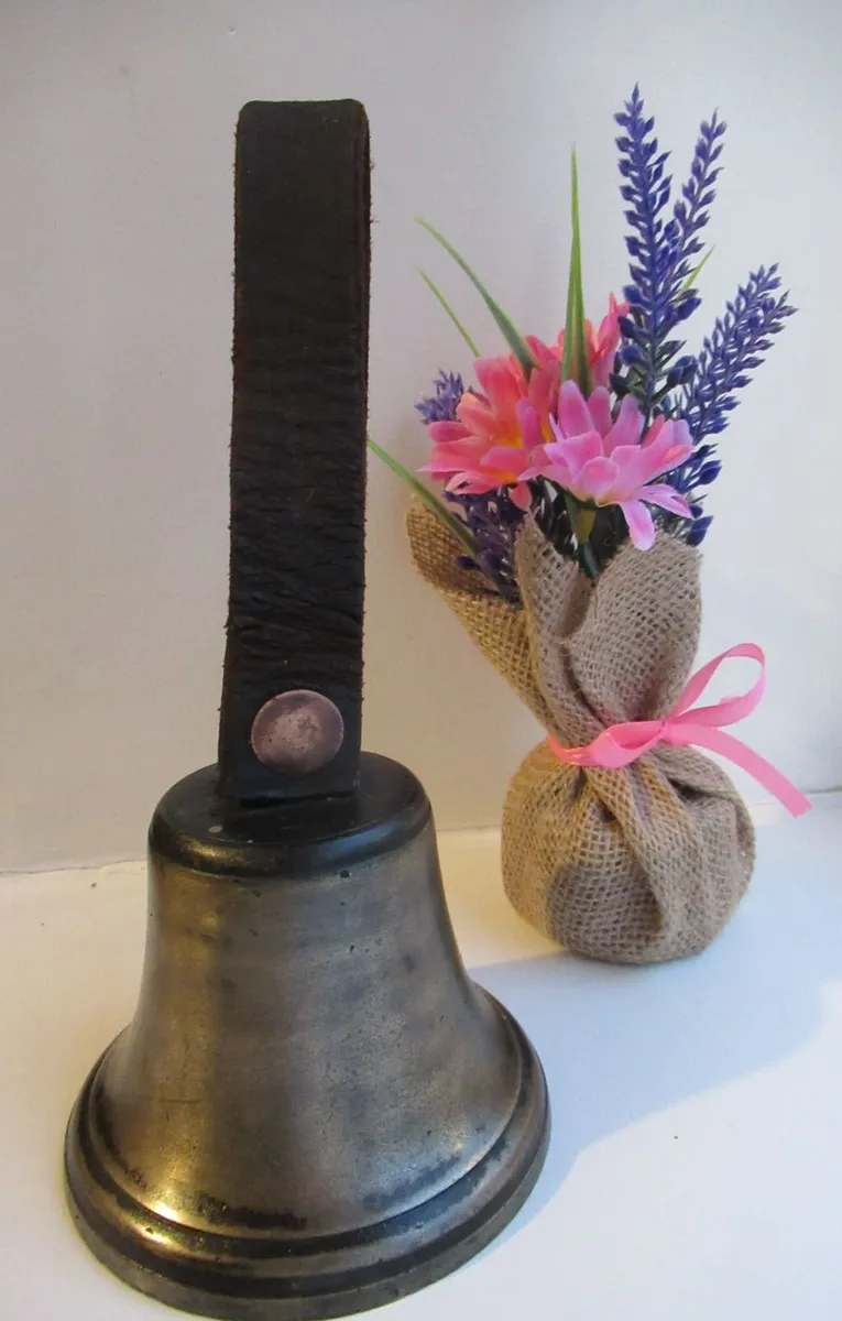 antique vintage school bell cottage pub school - Image 3