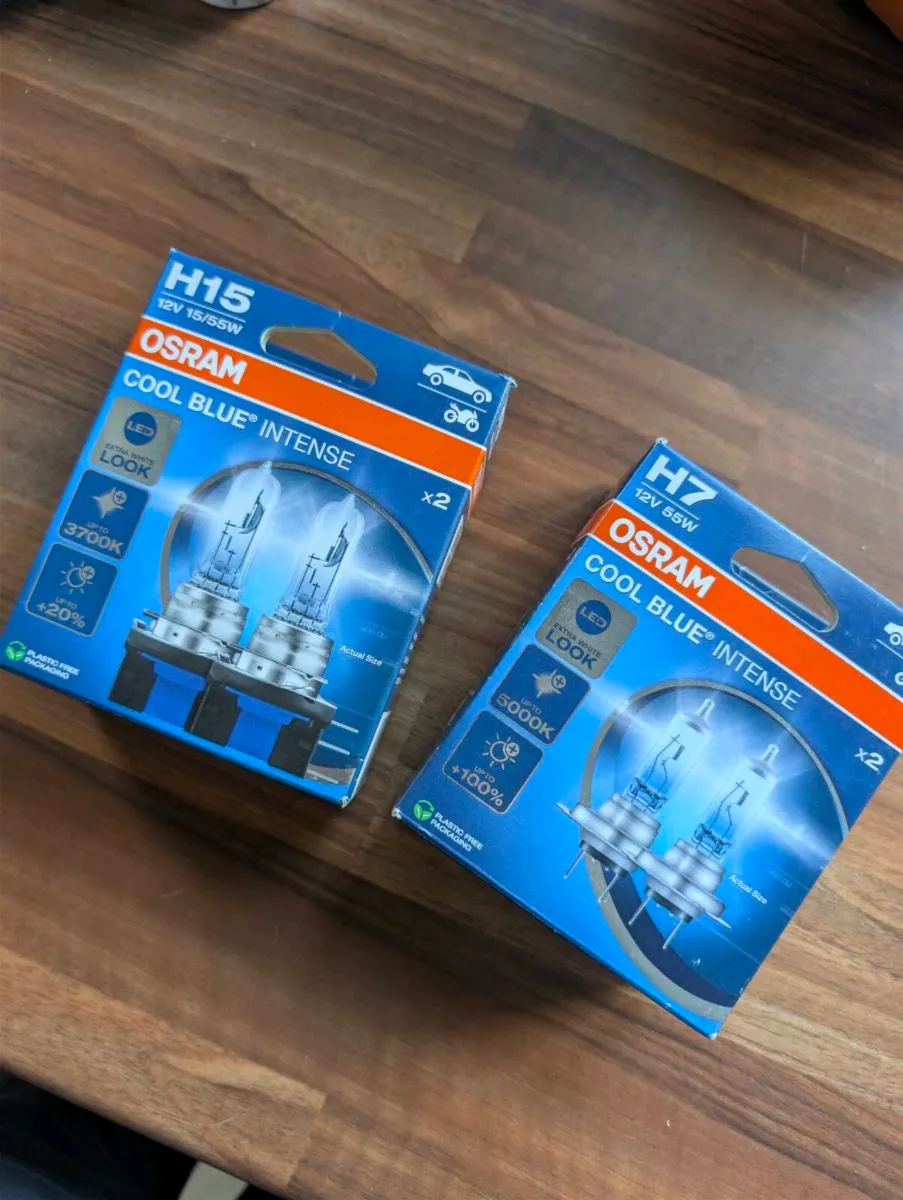OSRAM H15 & H7 Cool Blue, Not Used - Image 1