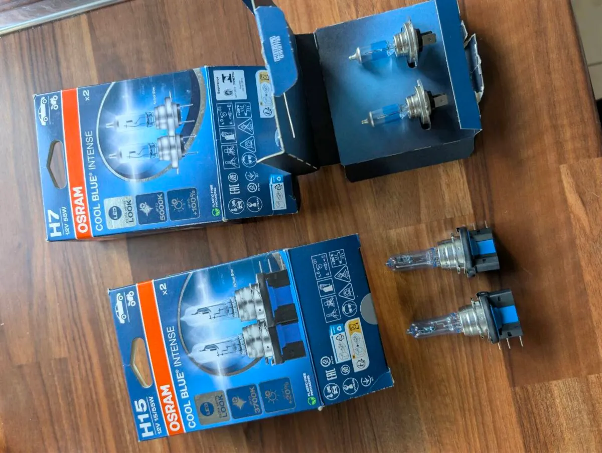 OSRAM H15 & H7 Cool Blue, Not Used - Image 4