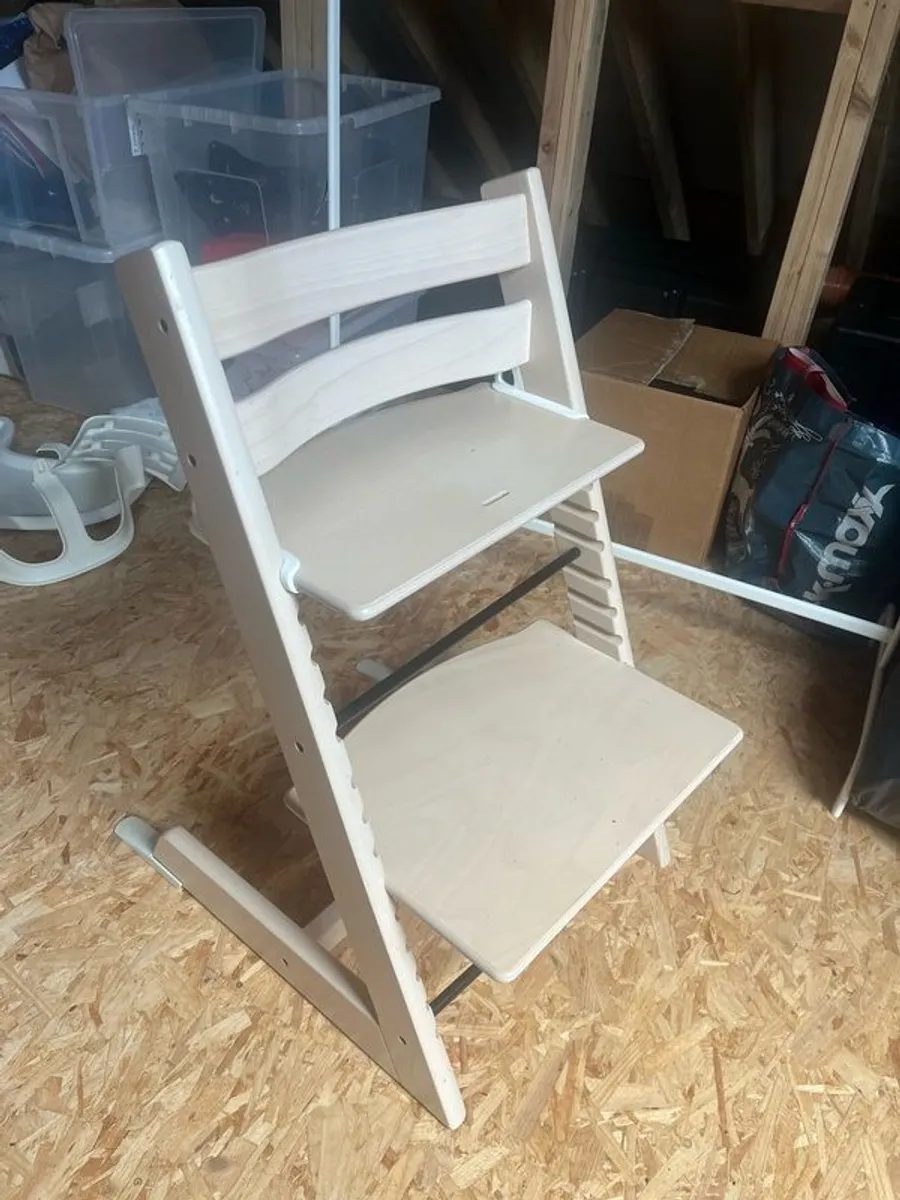 Stokke Tripp Trapp High Chair with seat back and tray