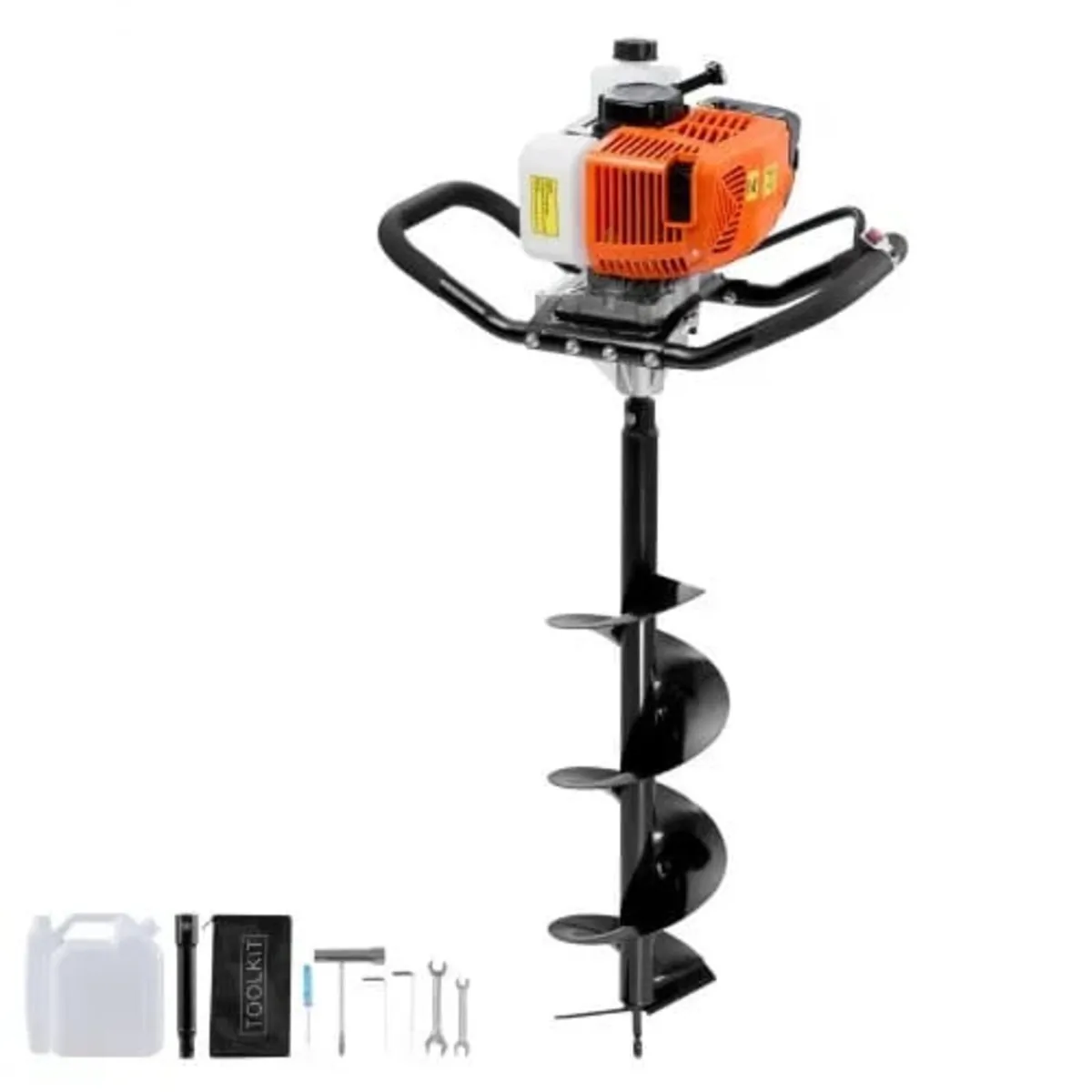 Gas Post Hole Digger 63CC 2400W with 20.3 cm Drill - Image 1