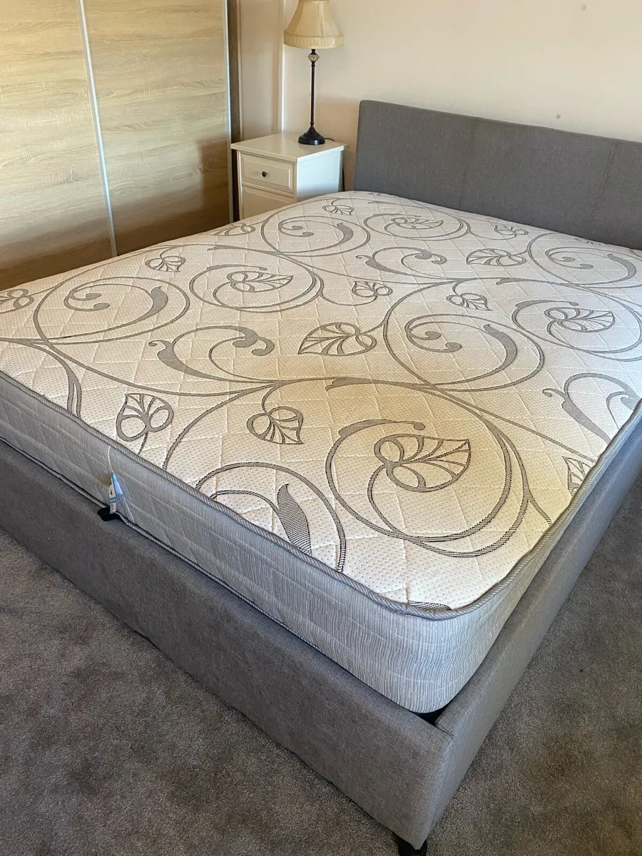 King size Bed and Mattress - Image 1