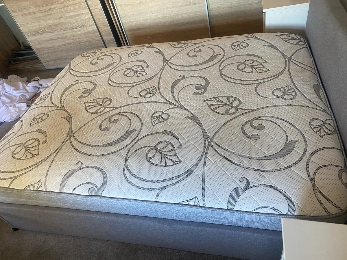King size Bed and Mattress - Image 2