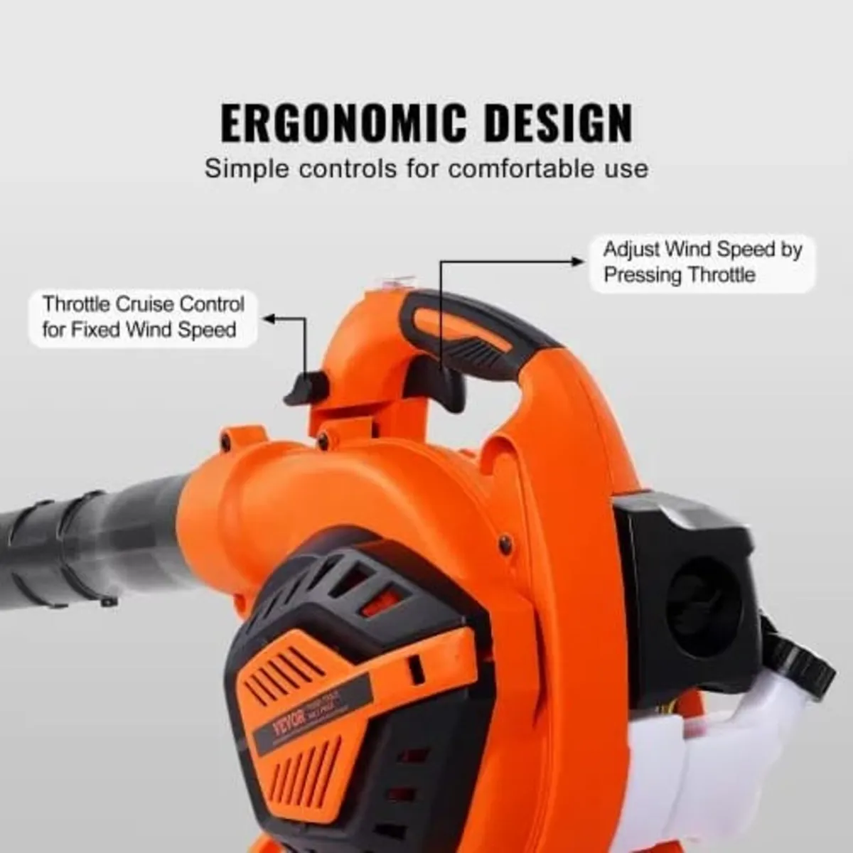 Gas Leaf Blower, 26CC 2-Cycle Handheld Leaf Blower - Image 2