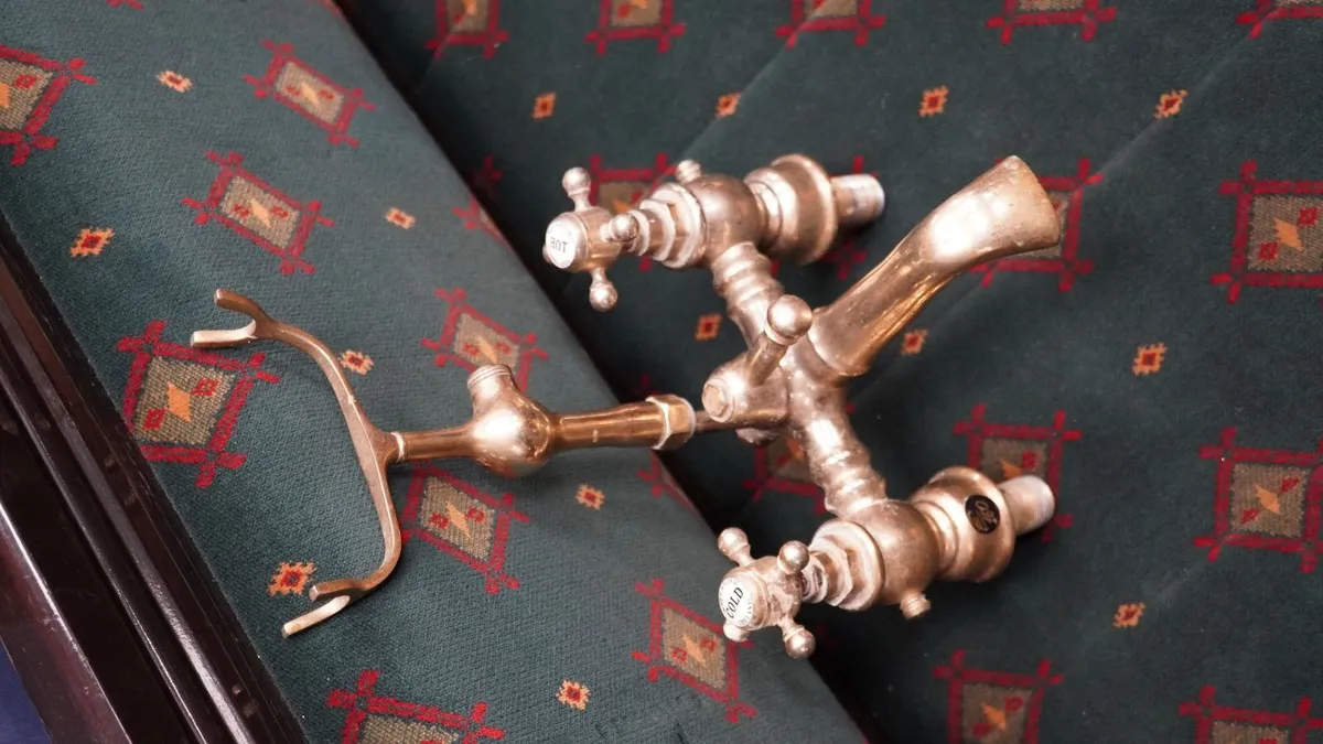 Vintage Waterford Ireland Brass Tap - Image 2