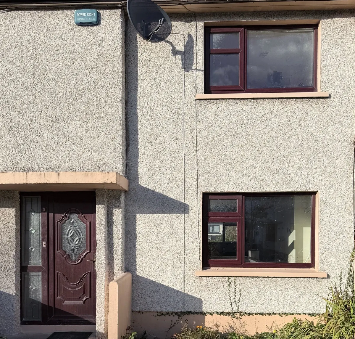 PVC door & windows x 2