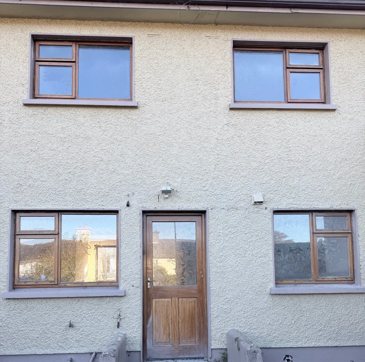 Teak windows x 4 & door