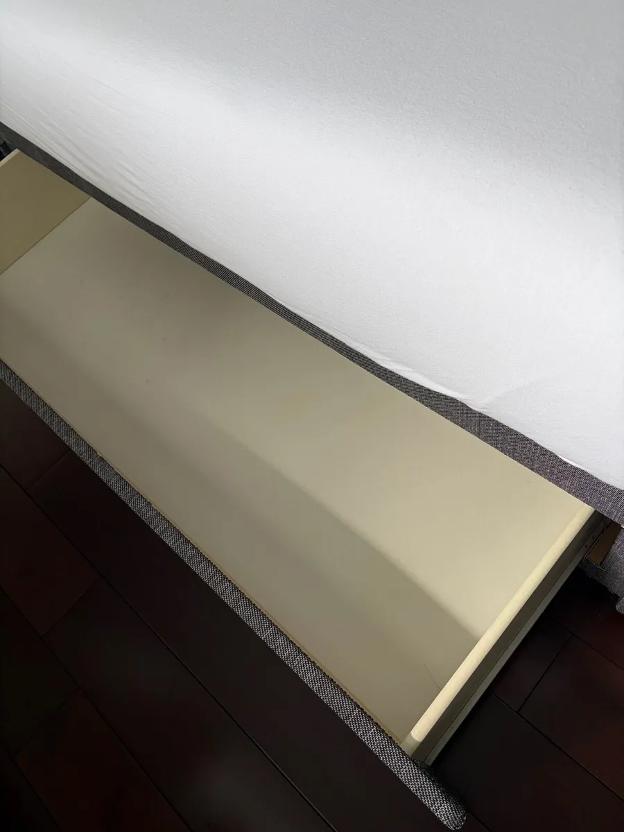 Fabric divan double bed with storage - Image 4