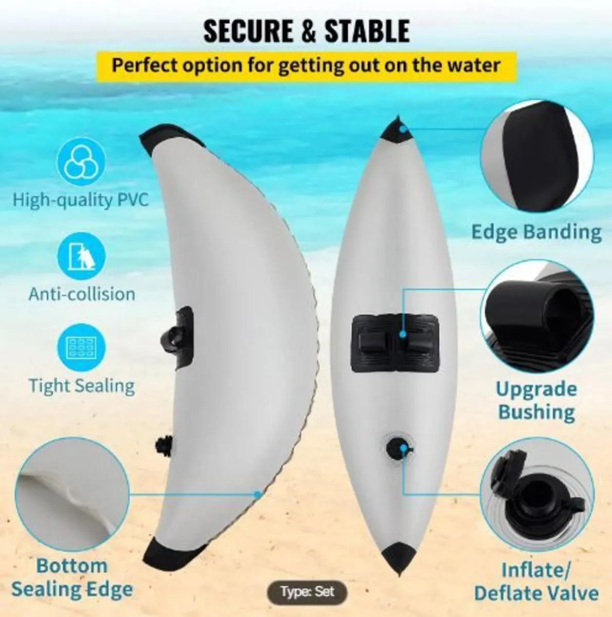 Kayak Outrigger Stabilizer, 2 PCS - Image 4