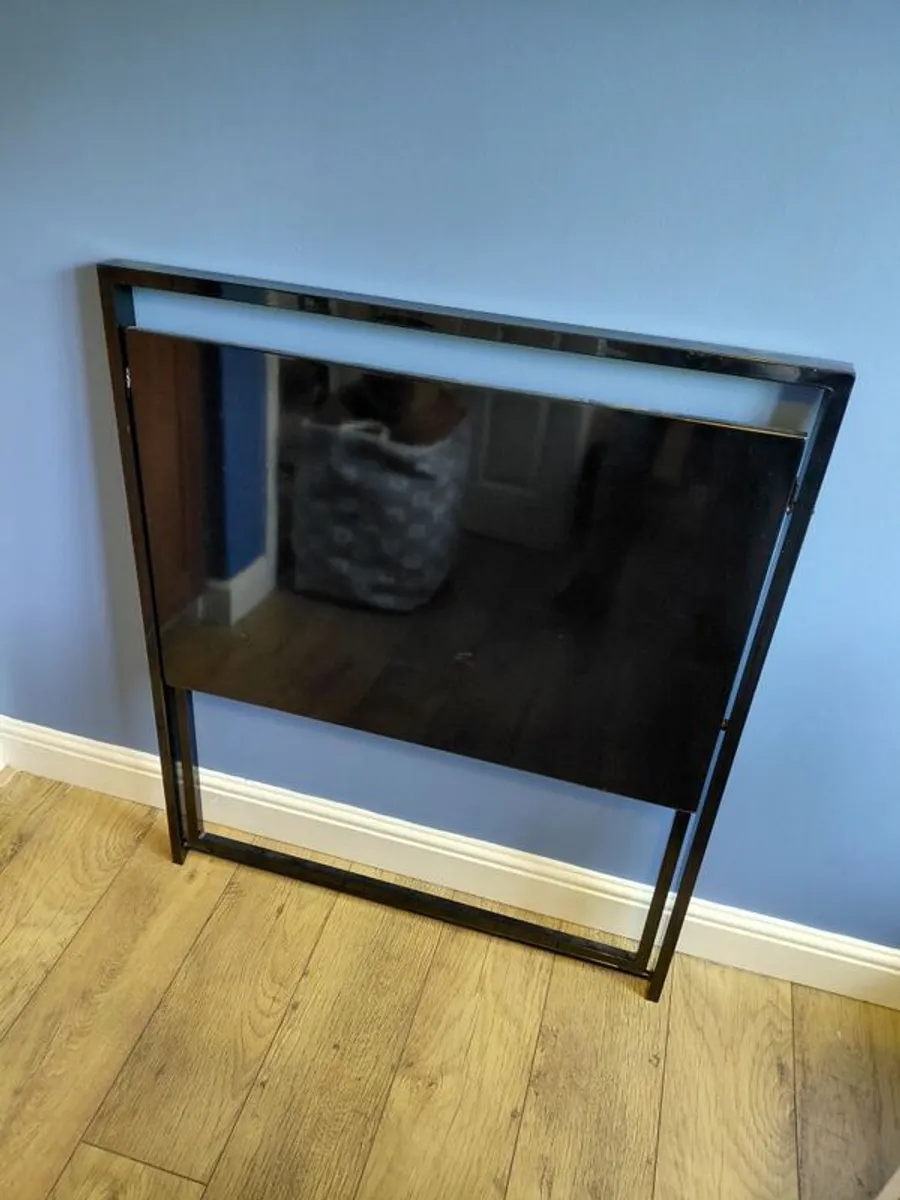 Sleek Modern Folding Table Excellent Condition - Image 3