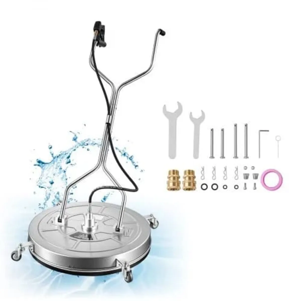 76.2 cm Pressure Washer Surface Cleaner with Wheel - Image 1
