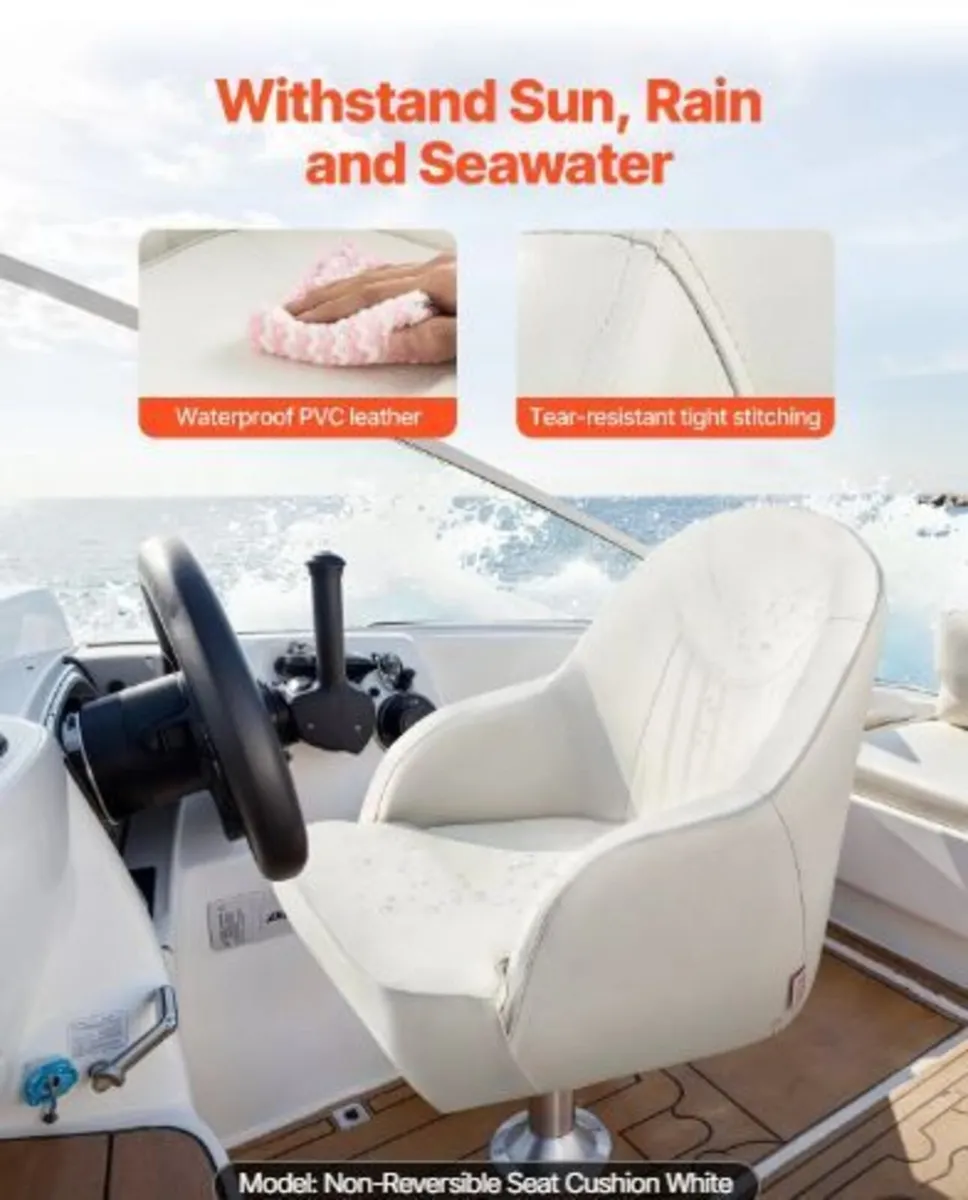 Boat Seat, Low Backrest, Boat Seat Captain - Image 1