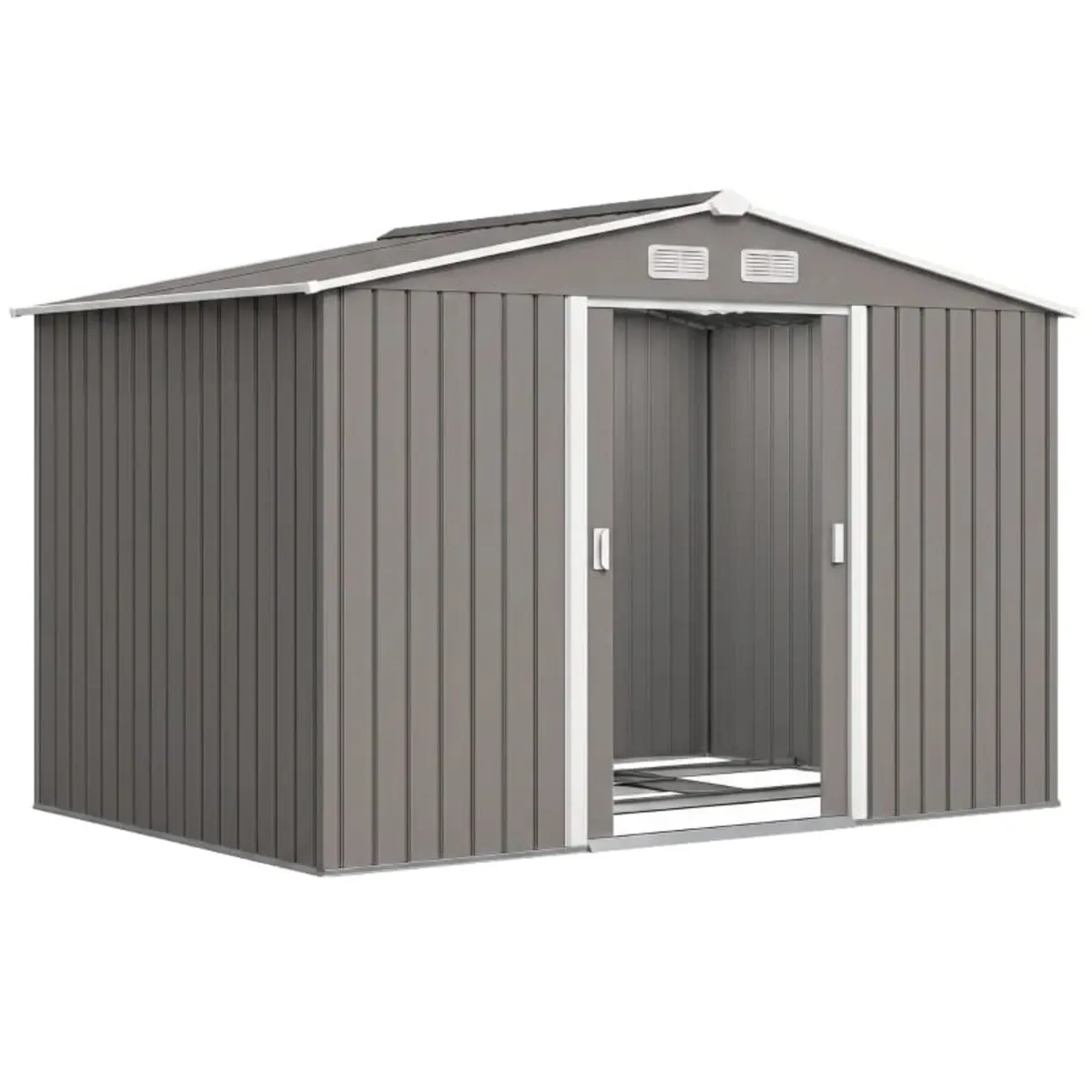 7ft x 4ft Lockable Garden Storage Shed, Metal Tool - Image 2