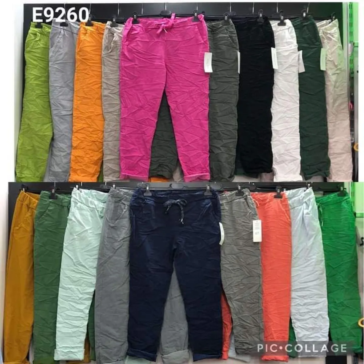 ladies italian stretch trousers 10/16 - Image 4